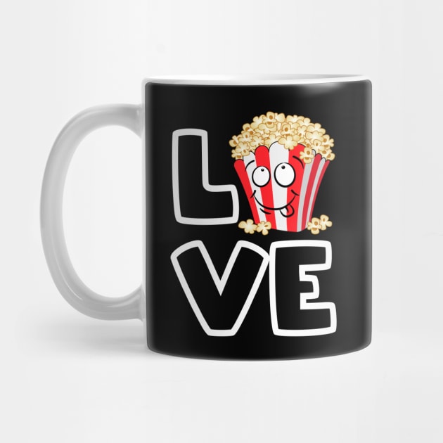 Love Popcorn by teeleoshirts